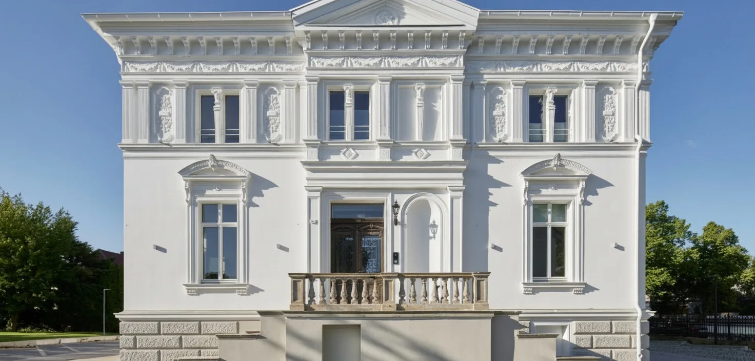 Rubedo Spa — klassizistische Stuckvilla in der Marienstraße 58, Minden